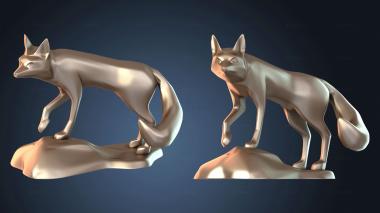 3D model Fox Assembled (STL)