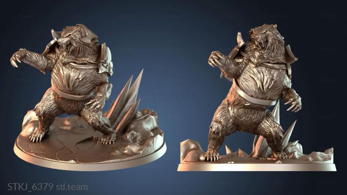 Статуэтки животных Босс Морозного Медведя