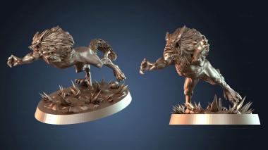 3D модель Морозный Волк Свирепый (STL)