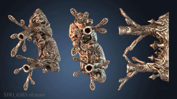 Статуэтки животных Грибковые деревья свернулись