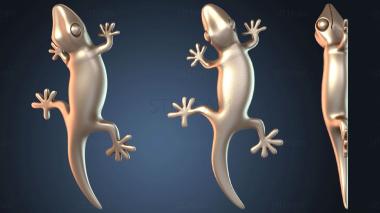 3D модель Магнит Геккон (STL)