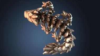 3D модель Сияющий малыш из драгоценных камней (STL)