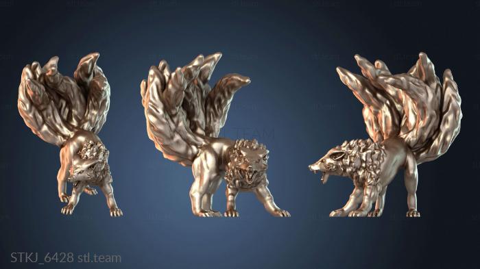 Статуэтки животных Генерал Тир Фоксмен Девятихвостый Лис Мистик