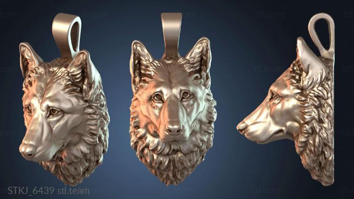 Статуэтки животных Подвеска в виде немецкой овчарки