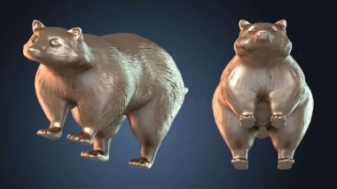 3D модель Гигантский барсук прочный (STL)