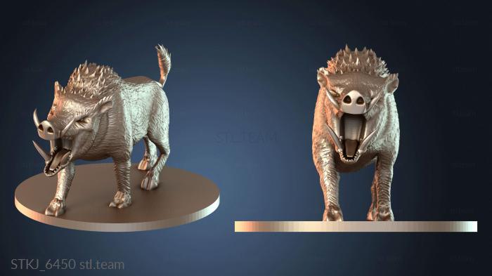 Статуэтки животных Гигантский кабан мчится