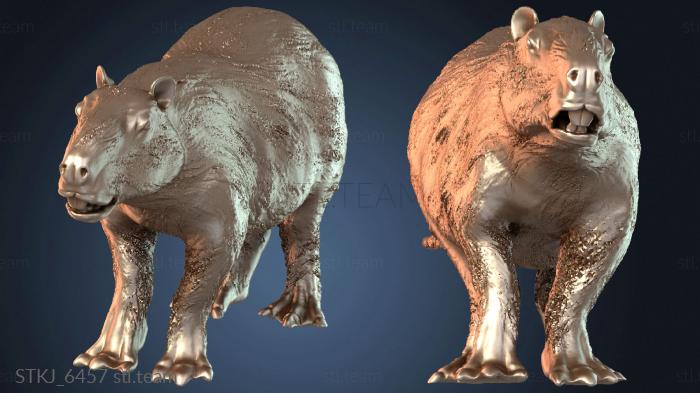 Статуэтки животных Гигантская капибара яркая