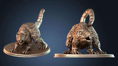 3D модель Гигантская крыса, крепкая (STL)