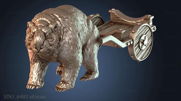 Статуэтки животных Гигантская тележка для вомбатов