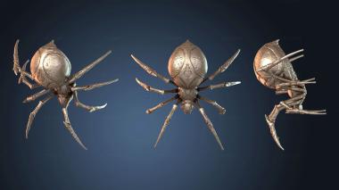 3D model Goblin Caves Giant Dungeon Spider Nest (STL)