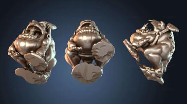 3D model Goblin Frog Riders Mounted (STL)