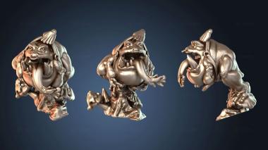3D model Goblin Frog Riders Quick (STL)