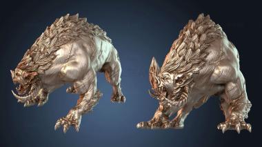 3D model Goblin Trouble Barghest Boss Ferocious (STL)