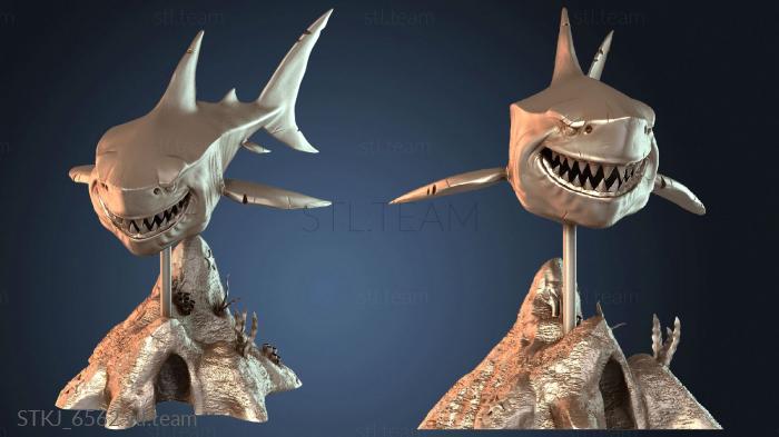 Статуэтки животных Большая белая акула
