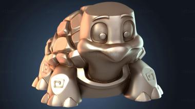 3D модель Густав Черепаха (STL)