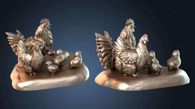 3D model Hen rider (STL)