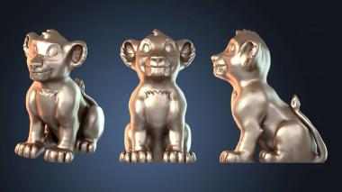 3D model Jonathan Lion King Simba (STL)