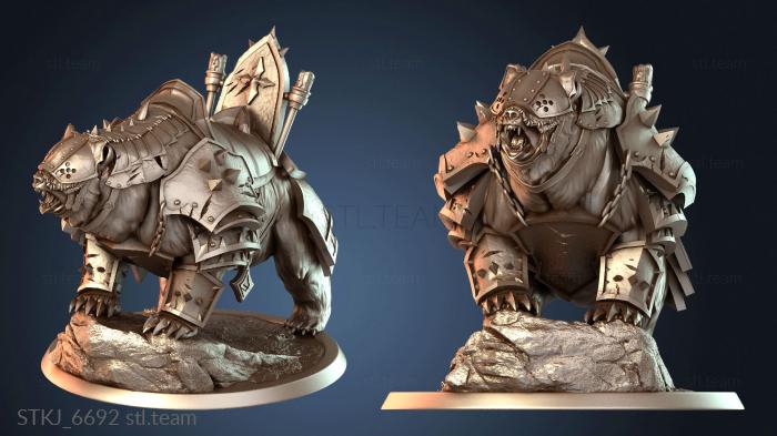 Статуэтки животных King Bear Armored
