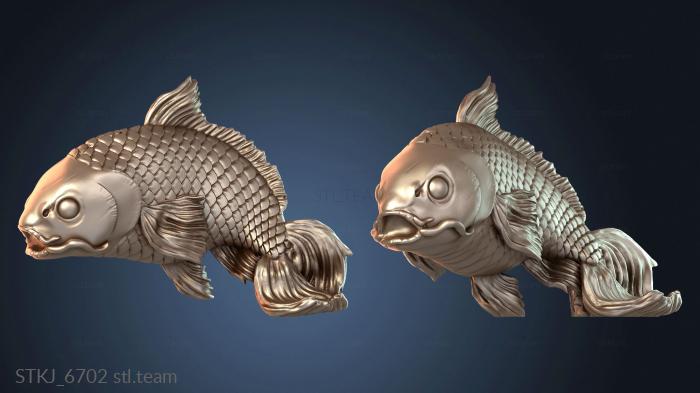 Статуэтки животных Рыба кои