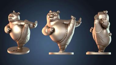 3D модель Кунг-фу Панда (STL)