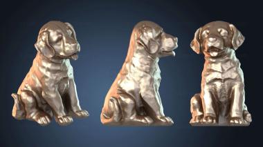 3D модель Щенок лабрадора (STL)