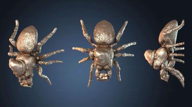 3D модель Лабрадорит Волк Паук Санта (STL)