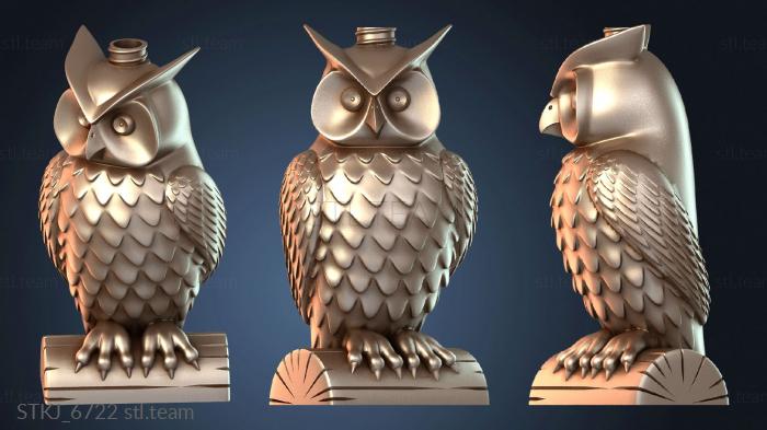 Статуэтки животных Совиная лампа