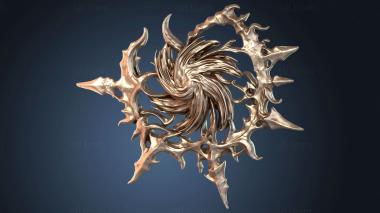 3D model Land Kraken Crest (STL)