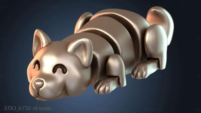 Статуэтки животных Ленивая собака Сиба