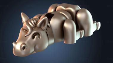 3D модель Ленивая Лошадь (STL)