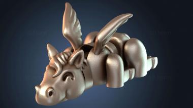 3D модель Ленивый Пегас (STL)