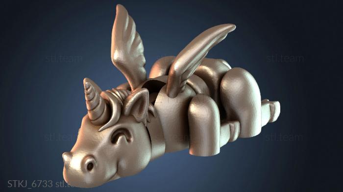 Статуэтки животных Ленивый уни Пегас