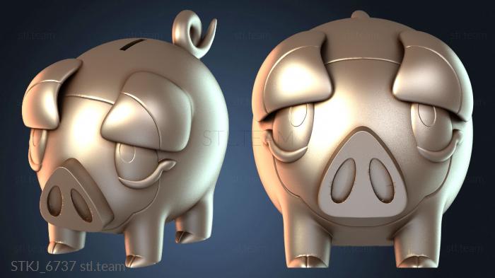 Статуэтки животных Копилка Лечонка