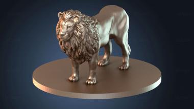3D модель Лев (STL)