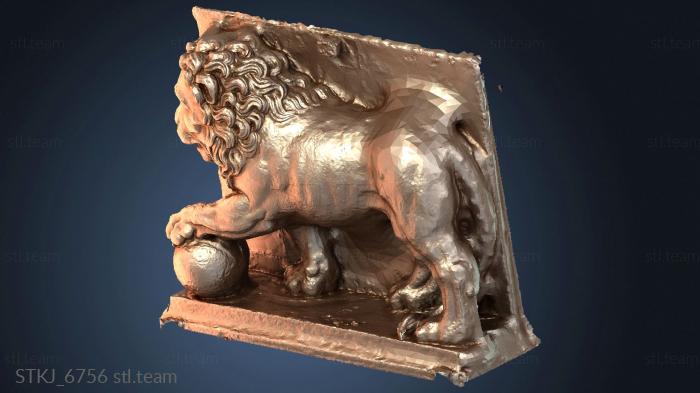 Статуэтки животных Скульптура льва Фреденсборг