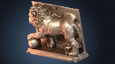 3D модель Скульптура льва Фреденсборг (STL)