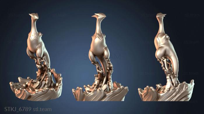 Статуэтки животных Лугия Волна Крылья