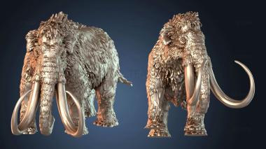 3D model Mammoth Father (STL)