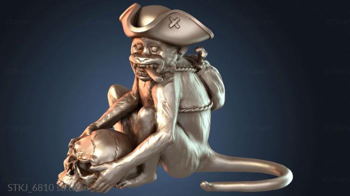 Статуэтки животных Сигара «Череп обезьяны Марины»