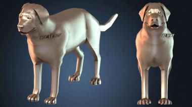 3D модель Мастиф Блэки (STL)