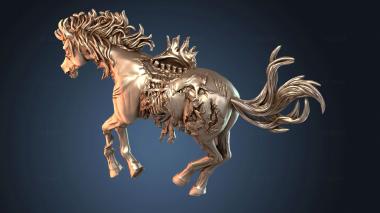 3D модель Растерзанная лошадь № (STL)