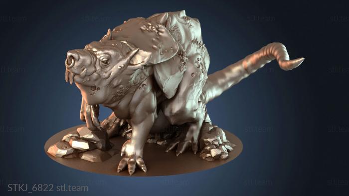 Статуэтки животных Вариант чумы меховых крыс