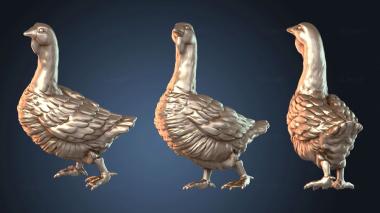 3D модель Средневековый деревенский цыпленок (STL)