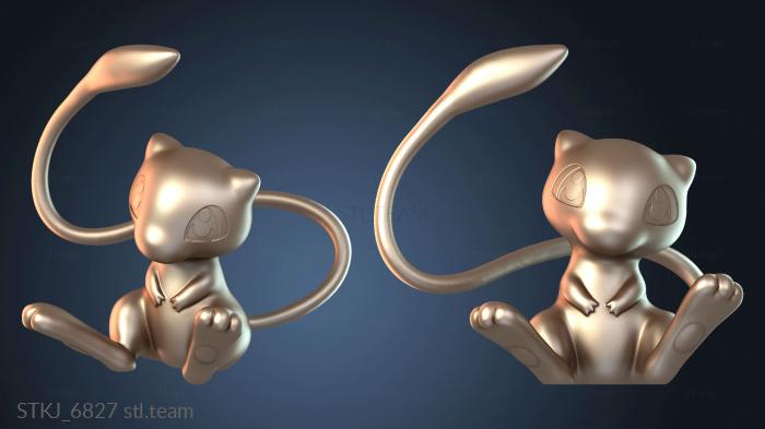 Статуэтки животных Мью Покемон