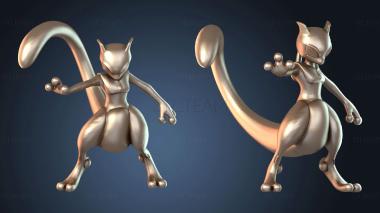 3D модель Вознесенный покемон Мьюту (STL)