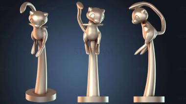 3D модель Мьюту Покемон Стоящий (STL)