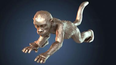 3D модель Обезьяна (STL)