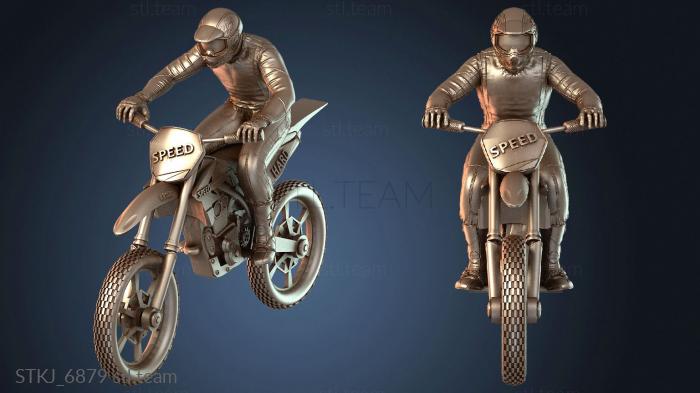 Статуэтки животных Мотогонщик