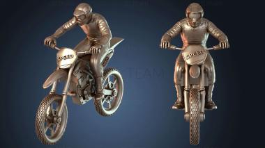 3D модель Мотогонщик (STL)
