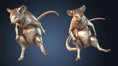 3D модель Сидящая мышь (STL)